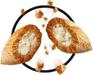 Crunchy outside soft inside