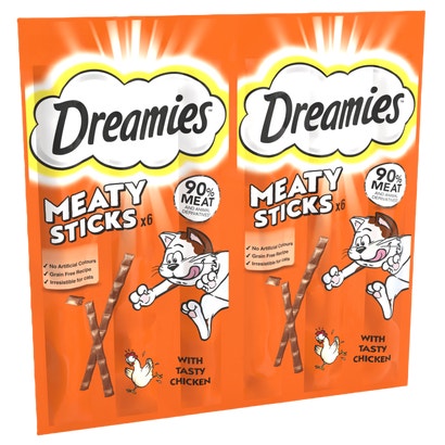 Meaty Sticks Cat Treats With Chicken - brand image